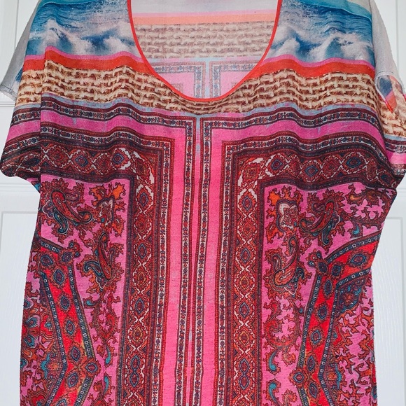 💥Price Drop💥CLOVER CANYON Breezy Gauze Top - Picture 2 of 9